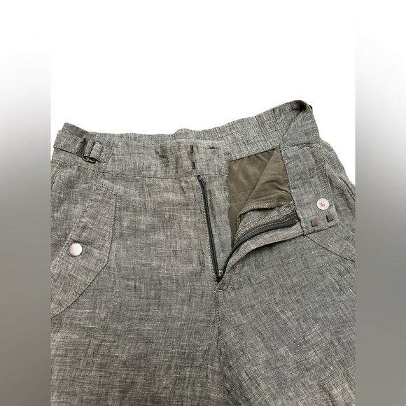 Athleta green linen shorts - Picture 7 of 7